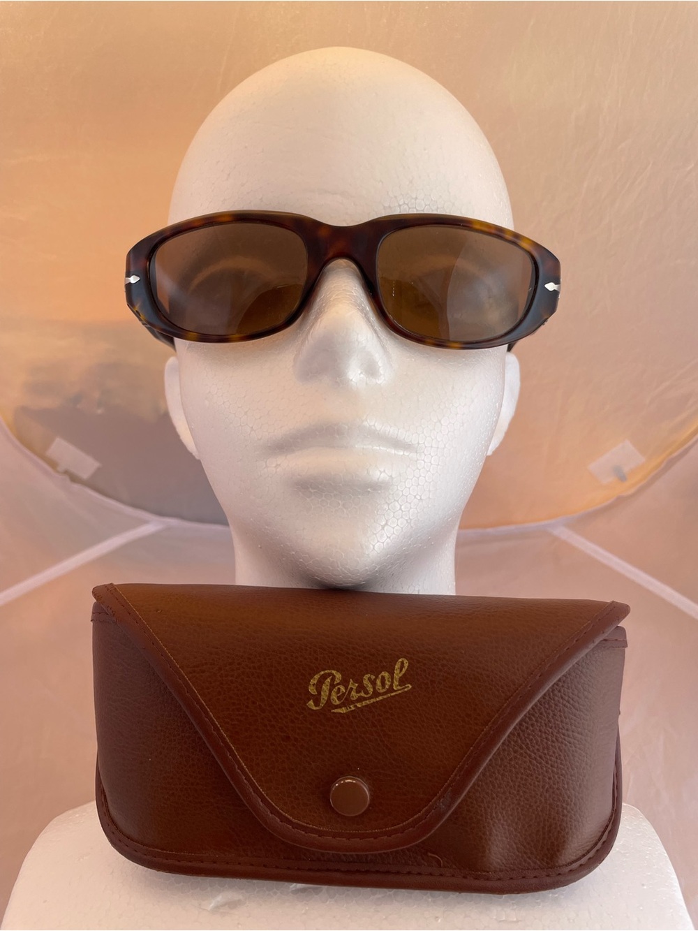 Persol 2578-S Sunglasses Havana Tortoise Frames Brown Rx Lenses Vintage Italy
